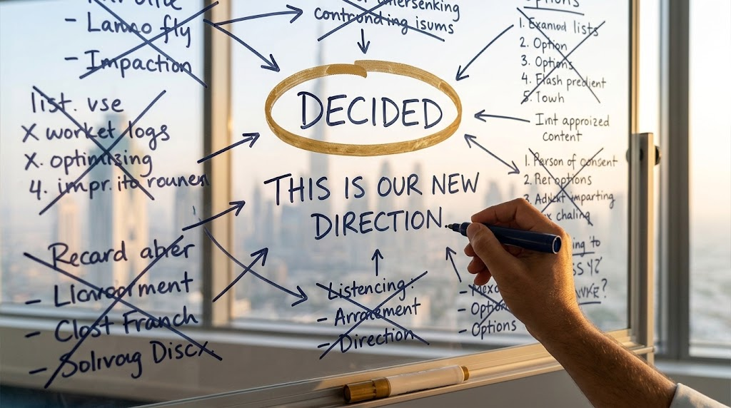Closing Every Agenda Item With an Actual Decision